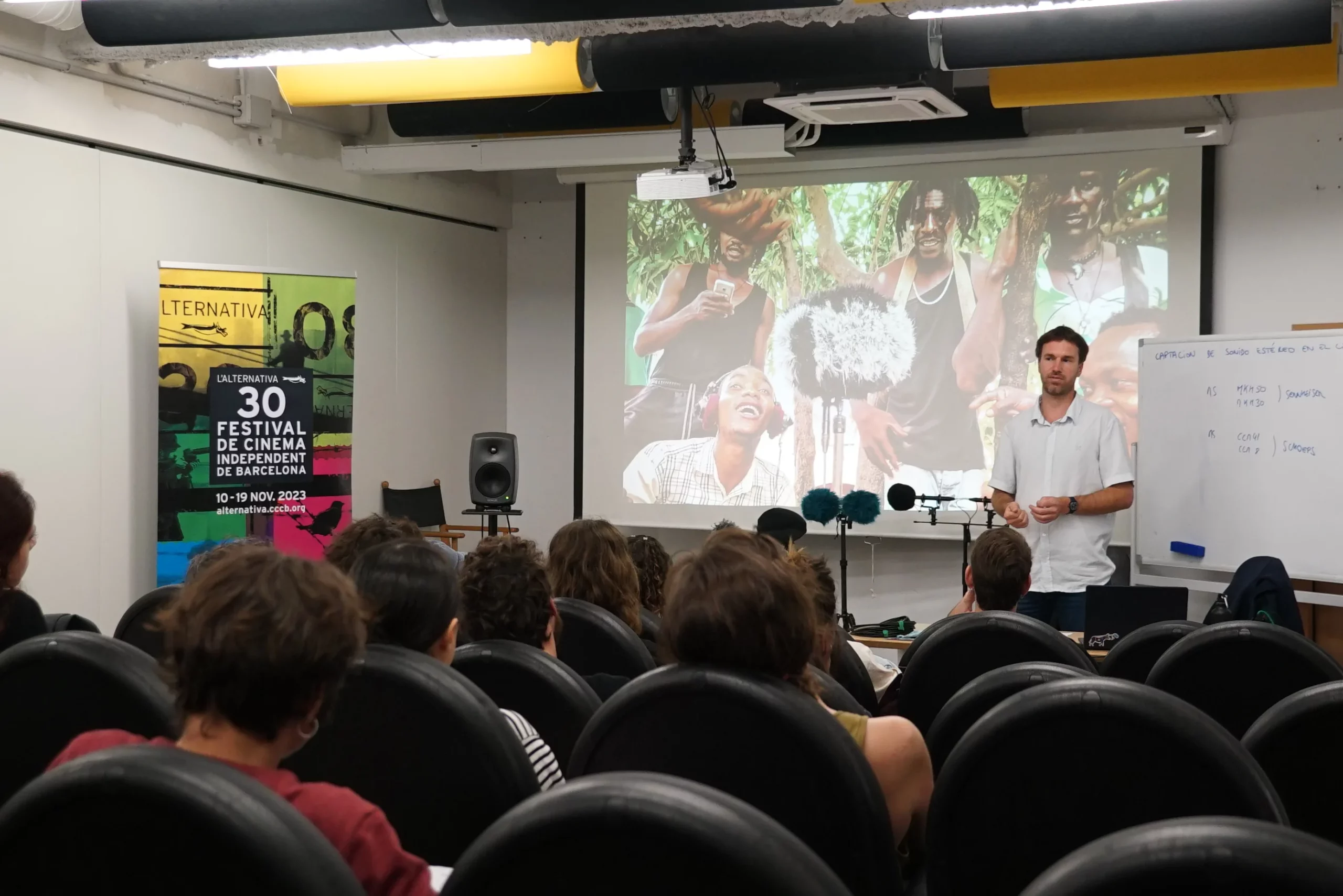 Félix Blume Seminario en ECIB - Escola de Cinema de Barcelona