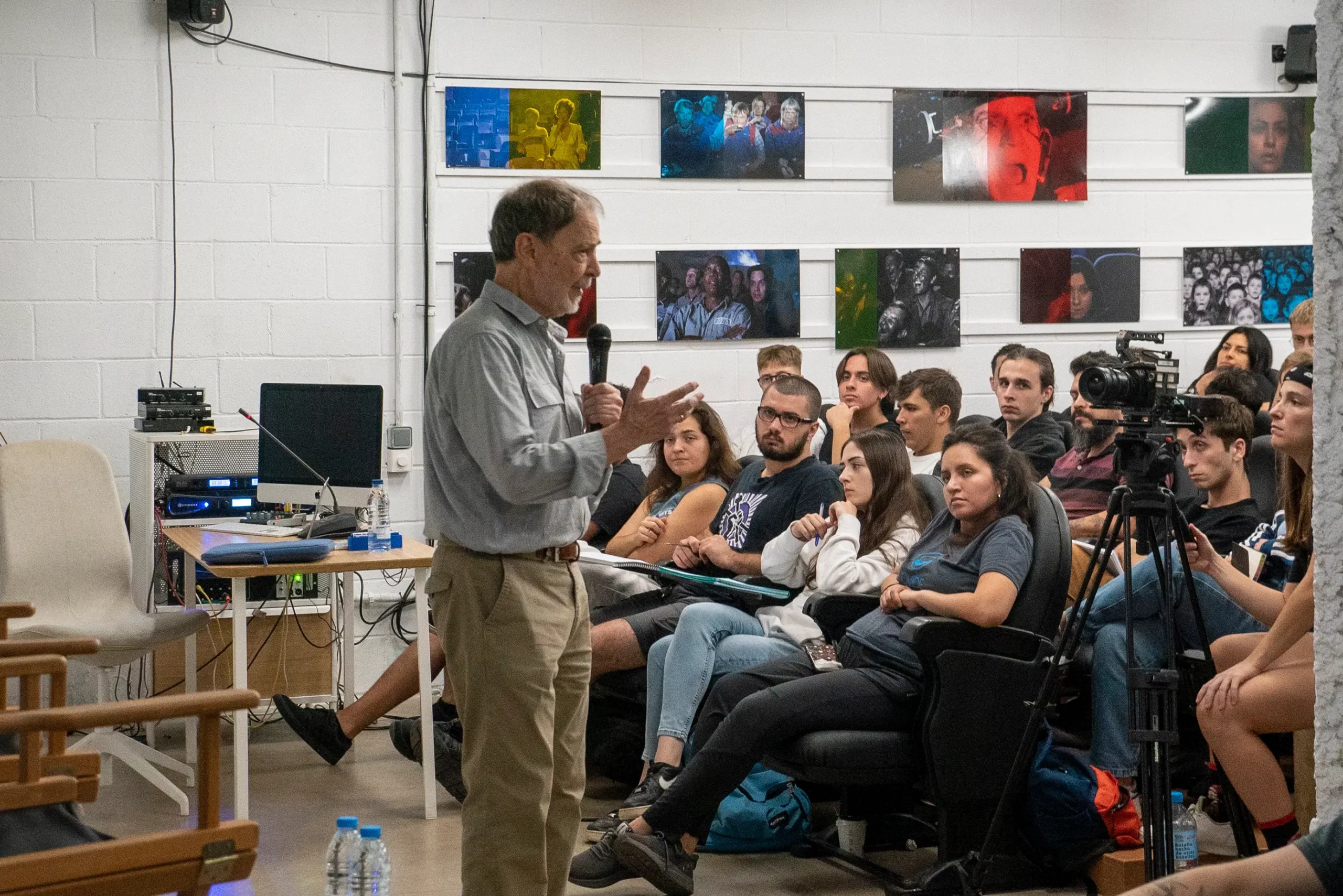 José Luis Alcaine Masterclass en ECIB - Escola de Cinema de Barcelona